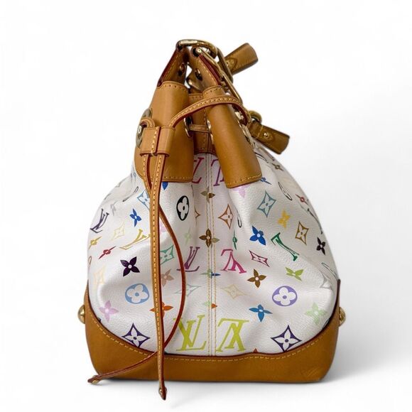LOUIS VUITTON Murakami White Multicolor Ursula Bag - Picture 6 of 15